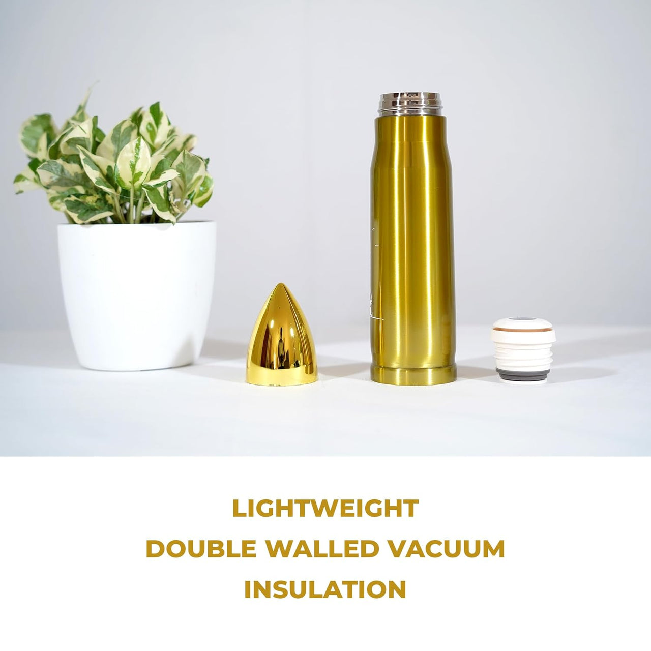500ml Stainless Steel Crystal Water Bottle