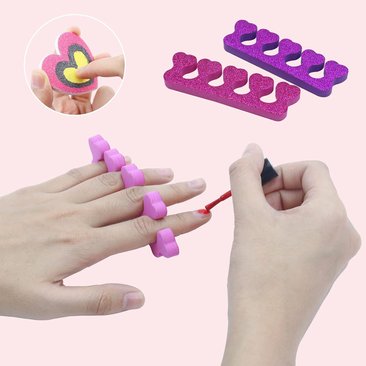 2in1 Realistic Nail Glam Salon With Dryer