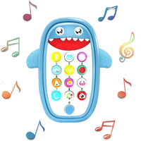 Shark Baby Phone with Silicone Teether Cover