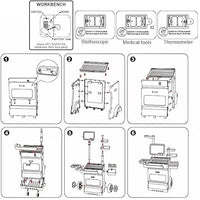26Pcs Kids Doctor Medical Trolley With Light & Sound