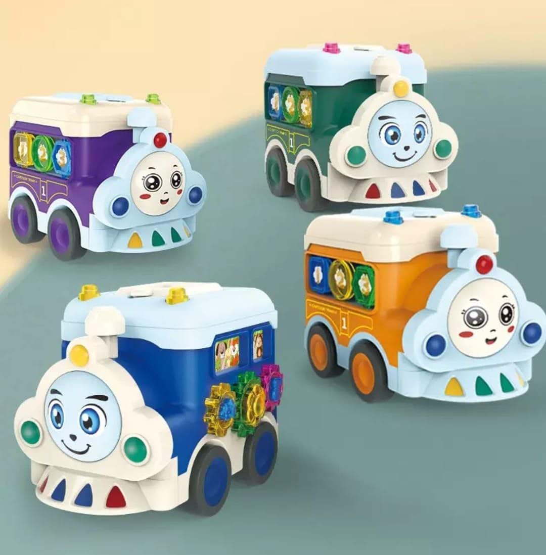 Inertial Power Mini Cartoon Train - 1Pc