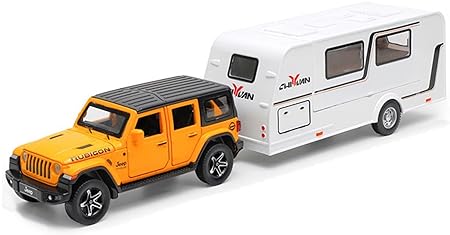 1:32 Diecast Rubicon Jeep With Trailer