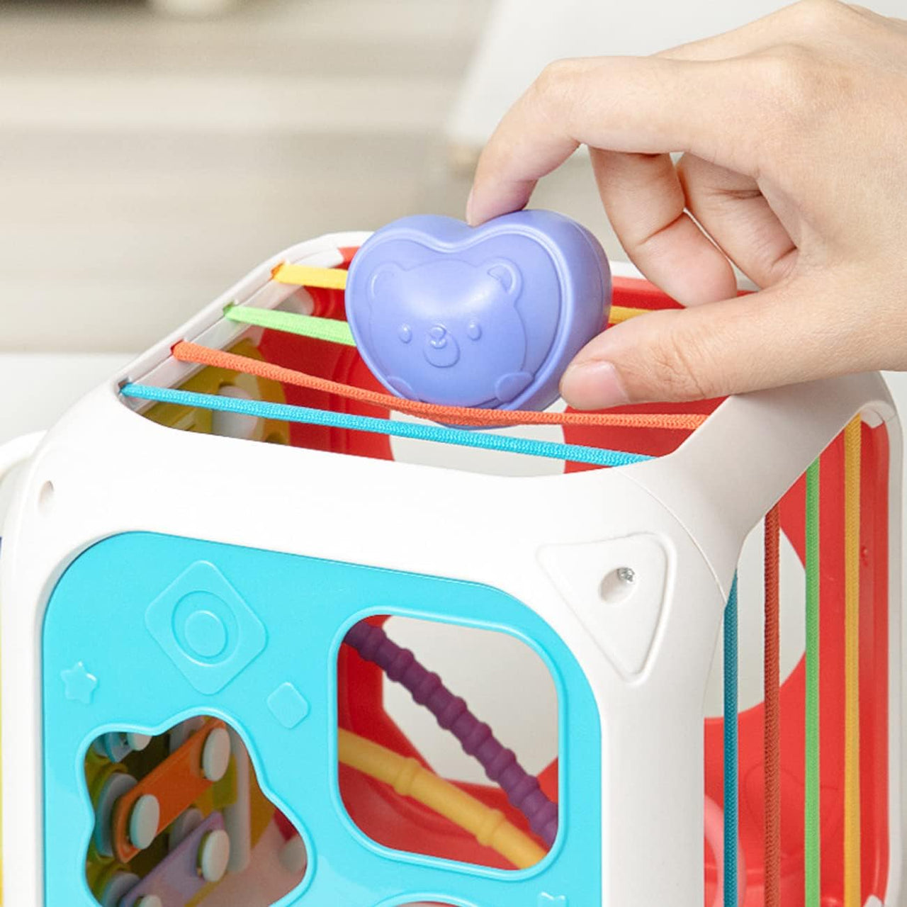 7in1 Montessori Shape Sorting Cube Toy