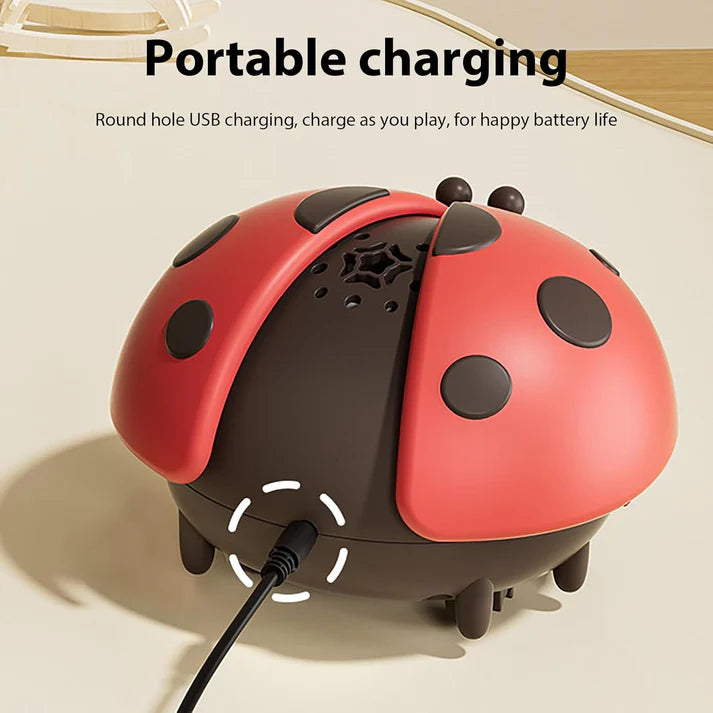 Rechargeable Mini Ball Blowing Ladybug Toy