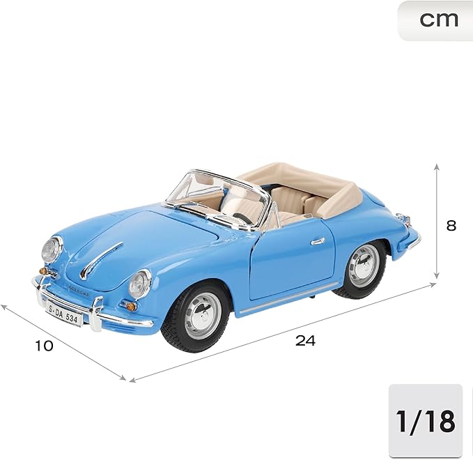 Bburago 1:18 Porsche 356B Cabriolet Model