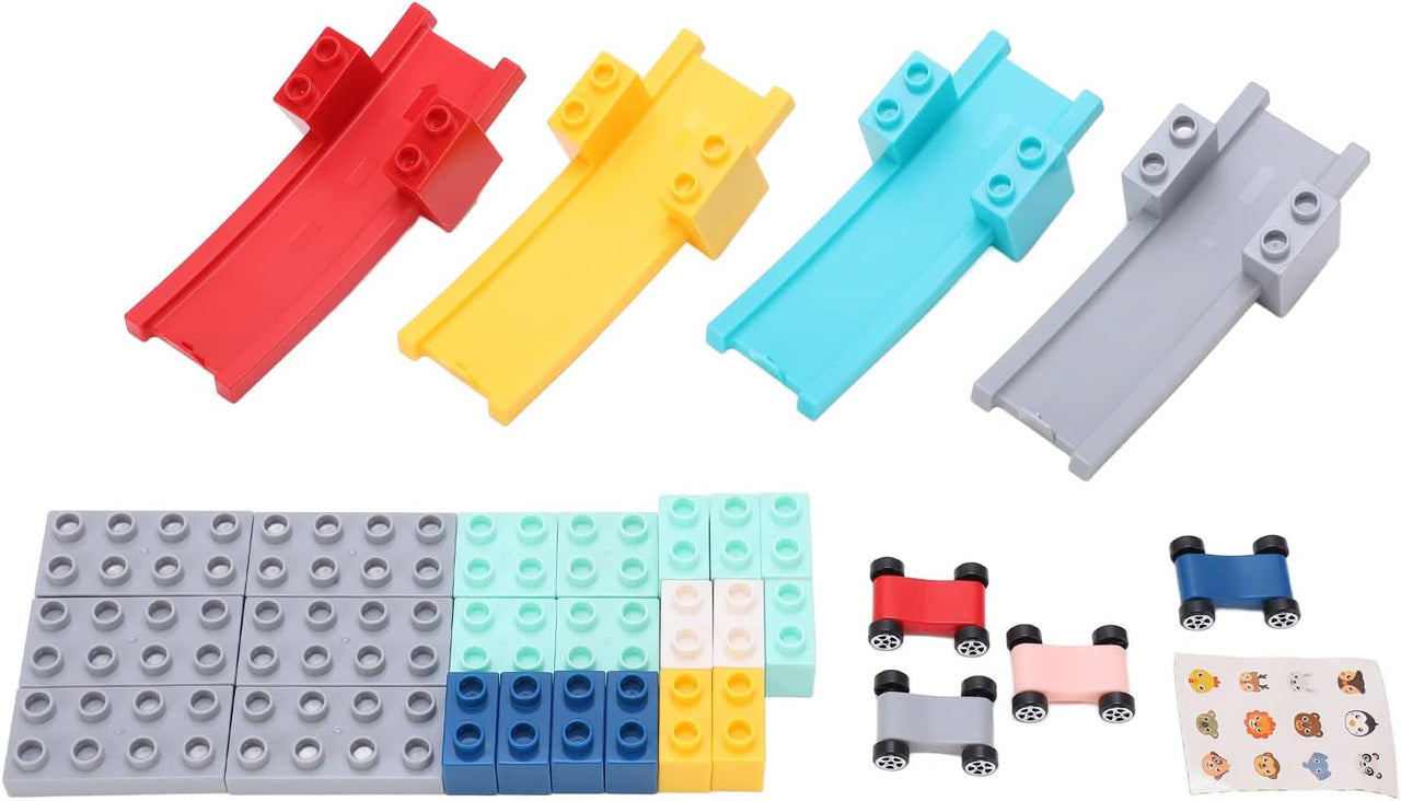 30Pcs Manual Glider Car Building Blocks