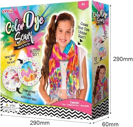 DIY Color Dye Scarf