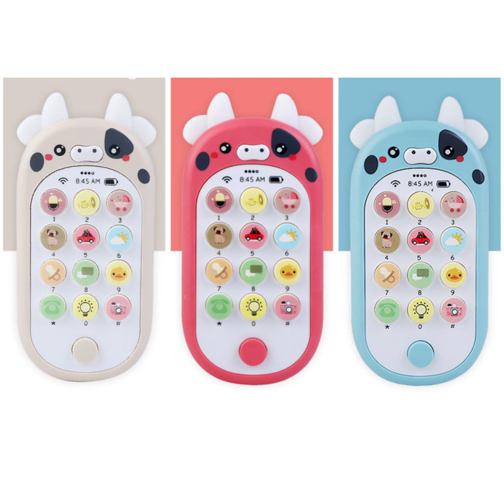 Kids Cartoon Musical Fun Mobile Phone With Lights