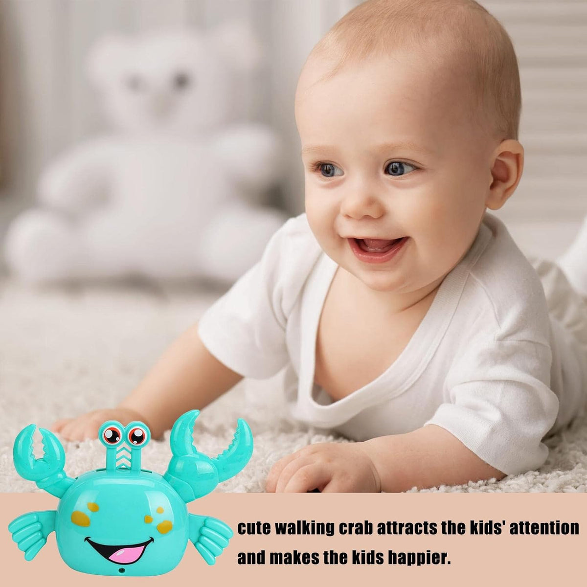 Musical Crawling Crab Toy