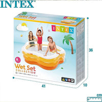 INTEX Summer Pentagonal Pool – 73″ L x 71″ W x 21″ H