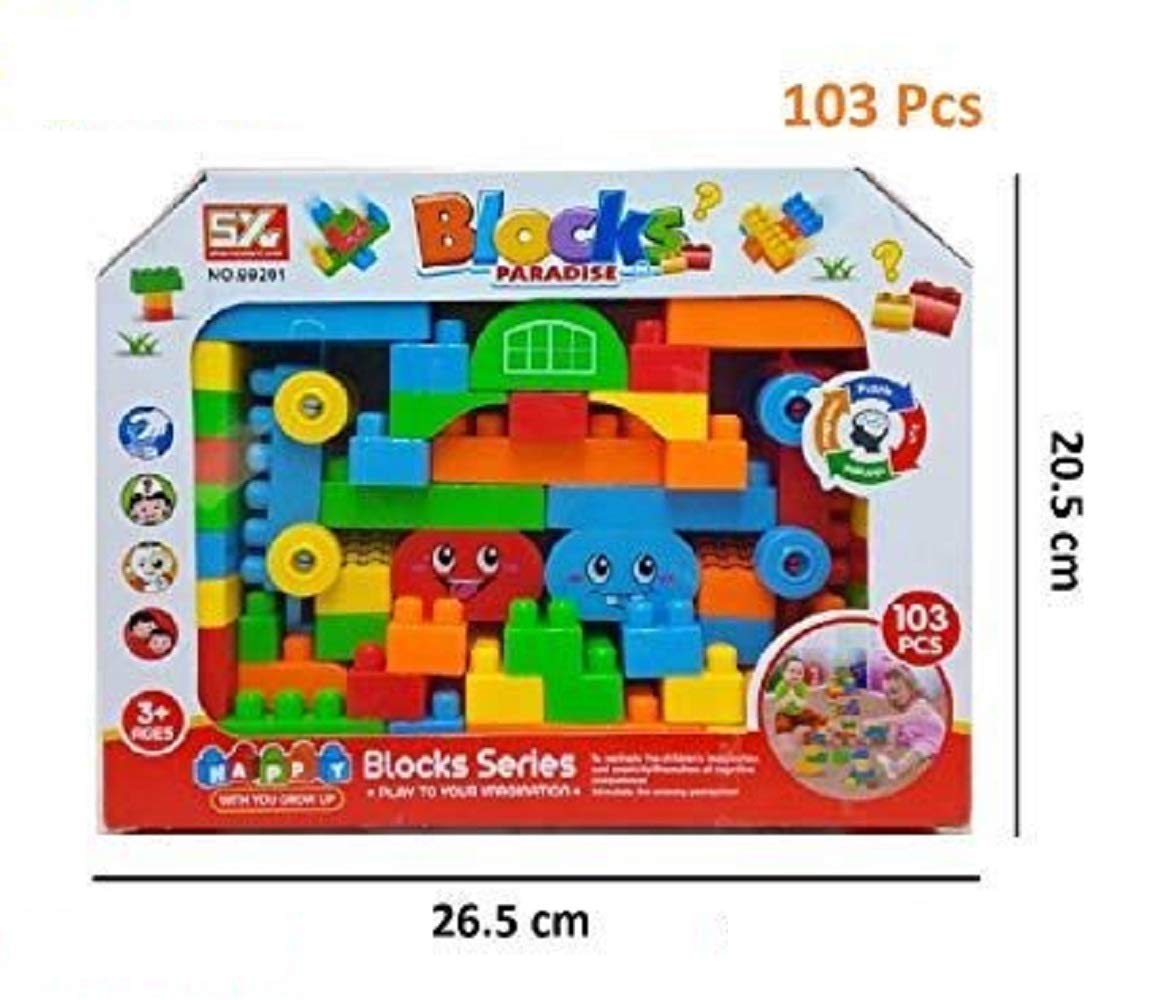 Jack Royal 103 Pcs DIY Interlocking Building Blocks