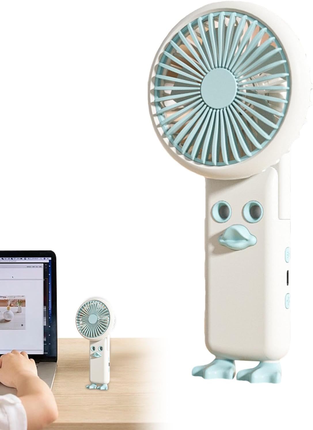 Rechargeable Duck Dual Spray Nozzles Fan