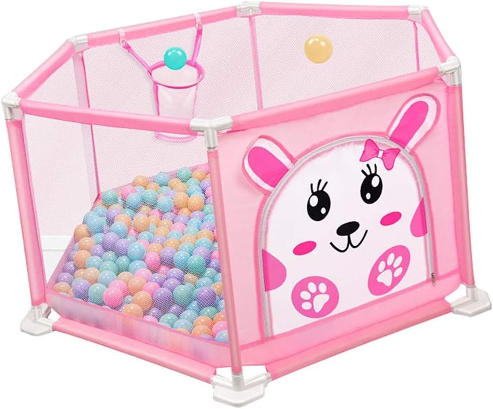 Adorable Child Safety Fence Play Pen With 50 Balls
