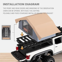 1:24 Diecast Ford Raptor F150 Camping Truck