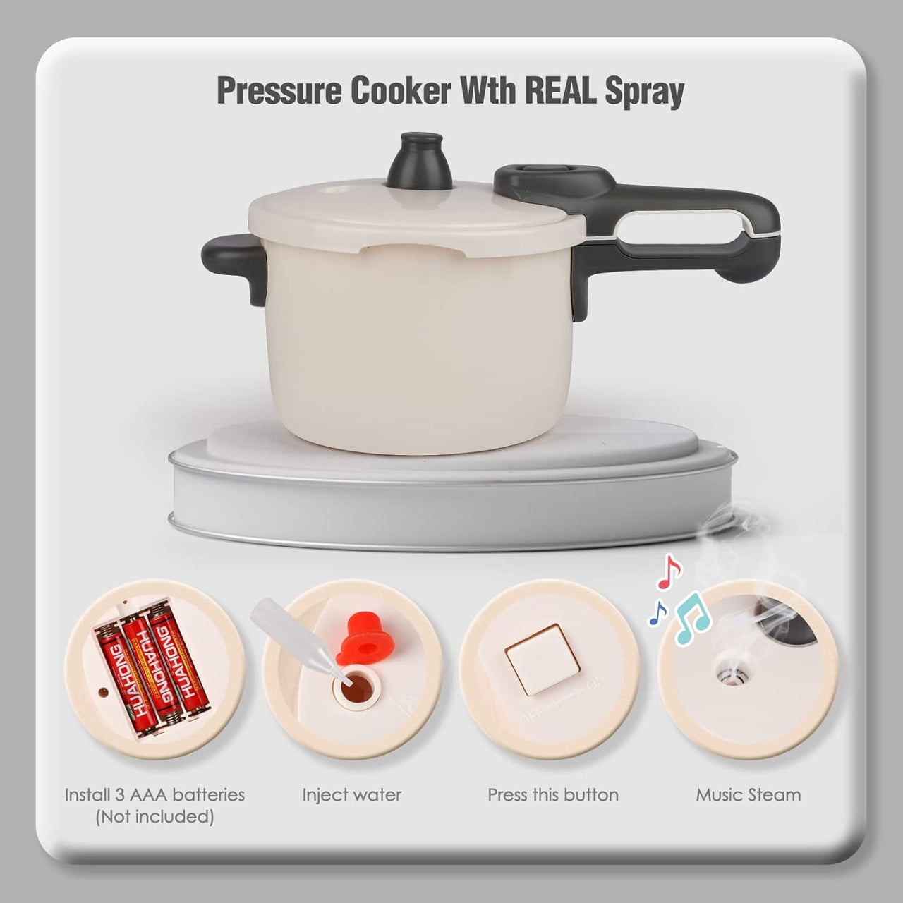 Kids Pretend Kitchen Cooking Toys Set