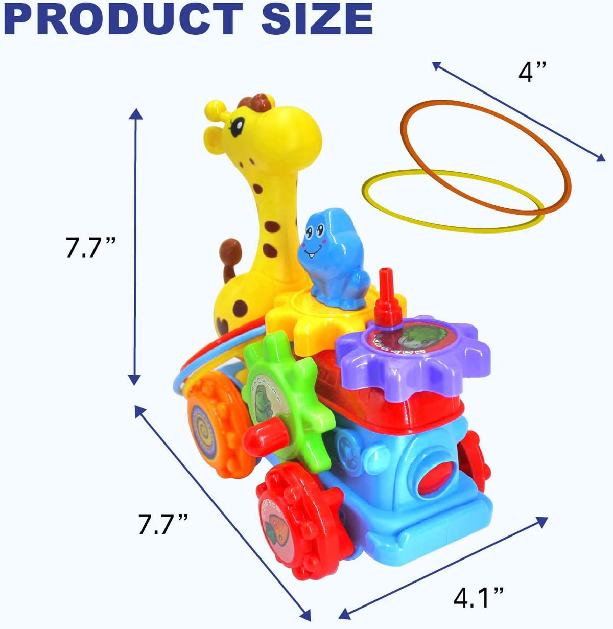 Musical Giraffe Ring Toss Game
