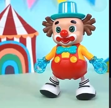 Cute Dancing Clown With Light & Sound