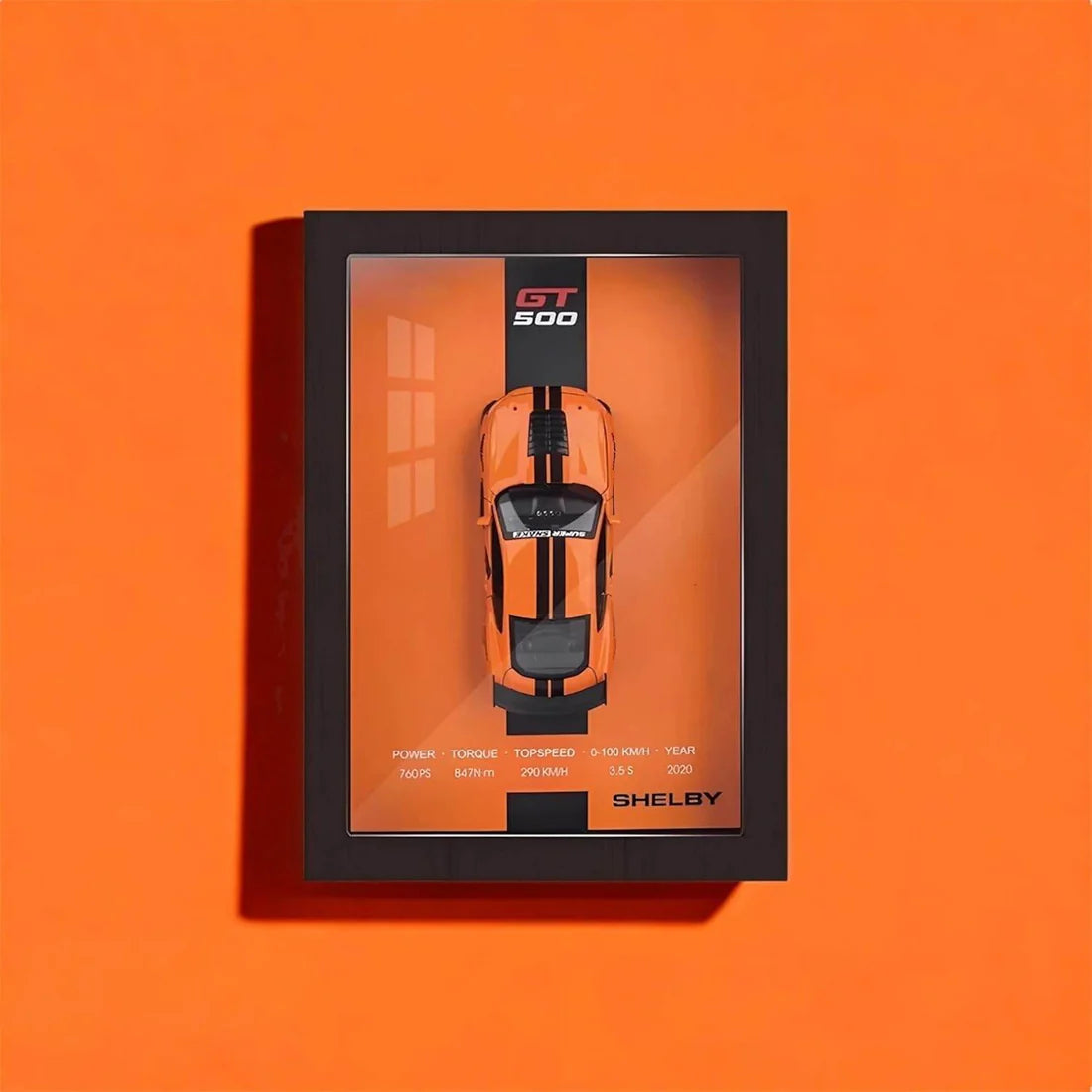 1:32 Diecast Shelby Mustang Model 3D Photo Frame