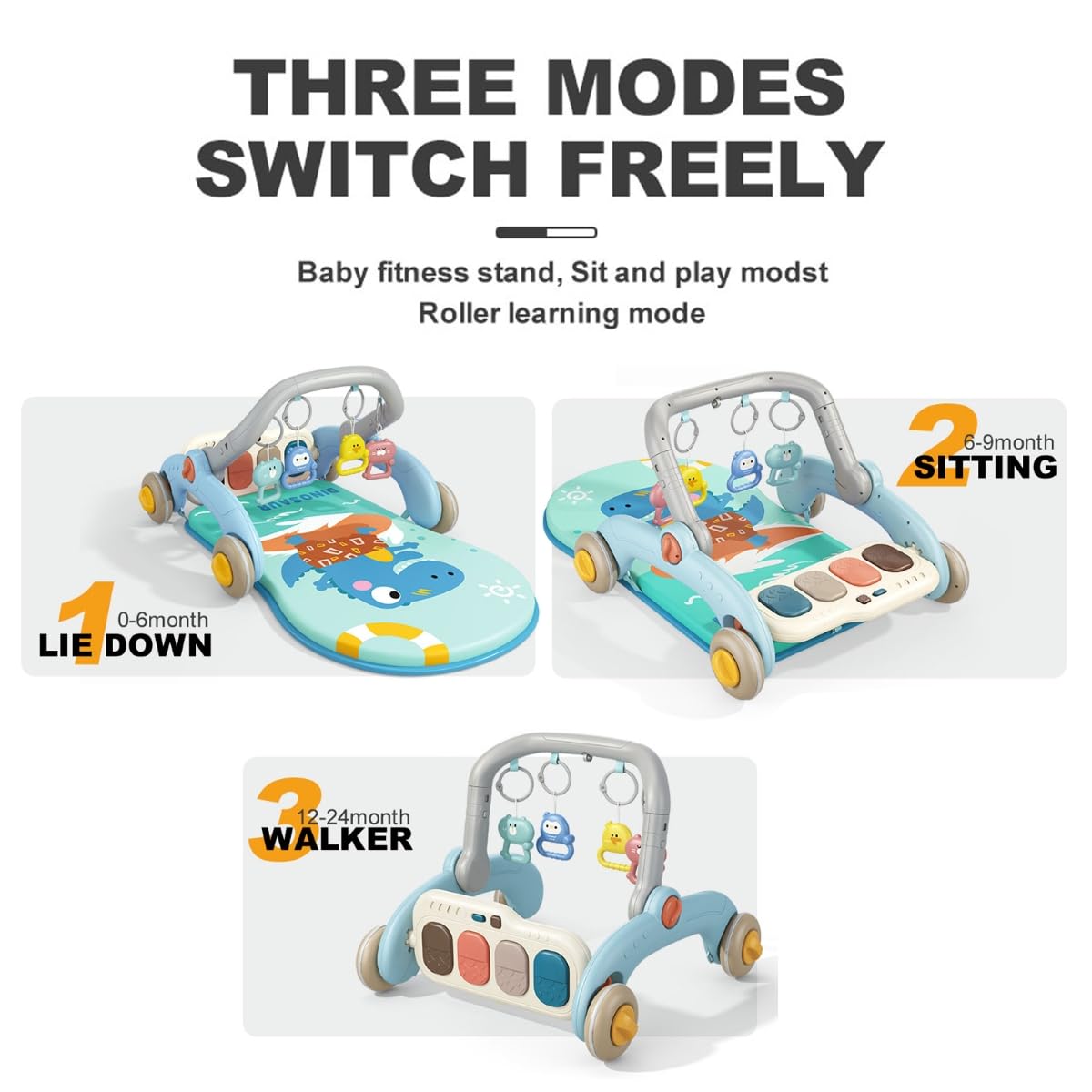 Multi-functional Baby Fitness Walker