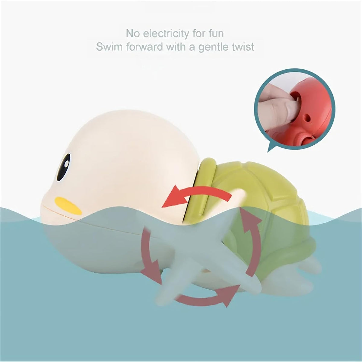 Newborn Sea Animal Tortoise Bath Toy - 1Pc