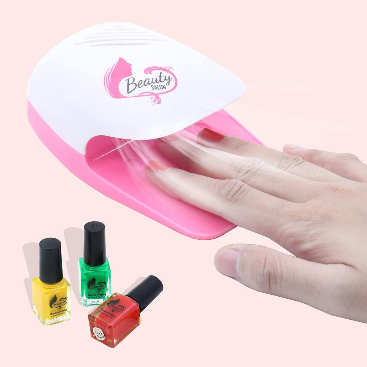 2in1 Realistic Nail Glam Salon With Dryer