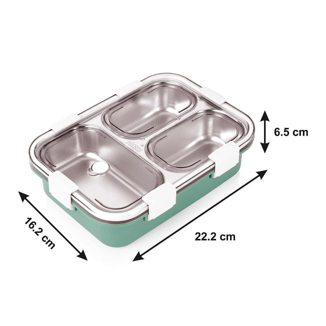 Stainless Steel Lunch Box With Spoon & Chopsticks