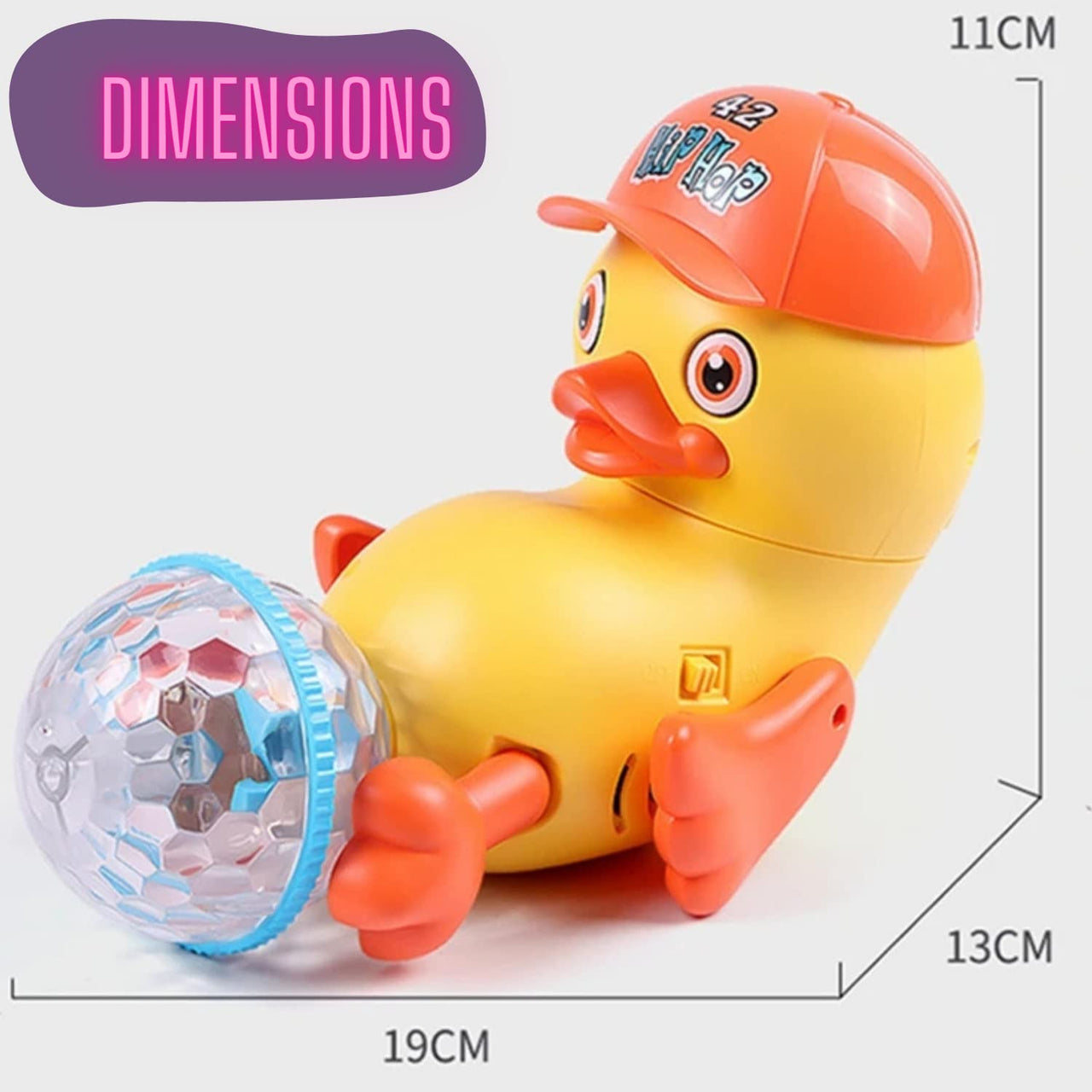 Ball Spinning Stunt Dancing Duck
