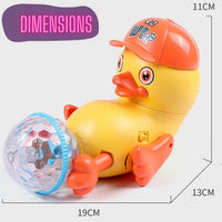 Ball Spinning Stunt Dancing Duck