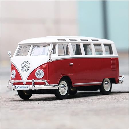 Maisto 1:25 Diecast Volkswagen Van Samba - Red