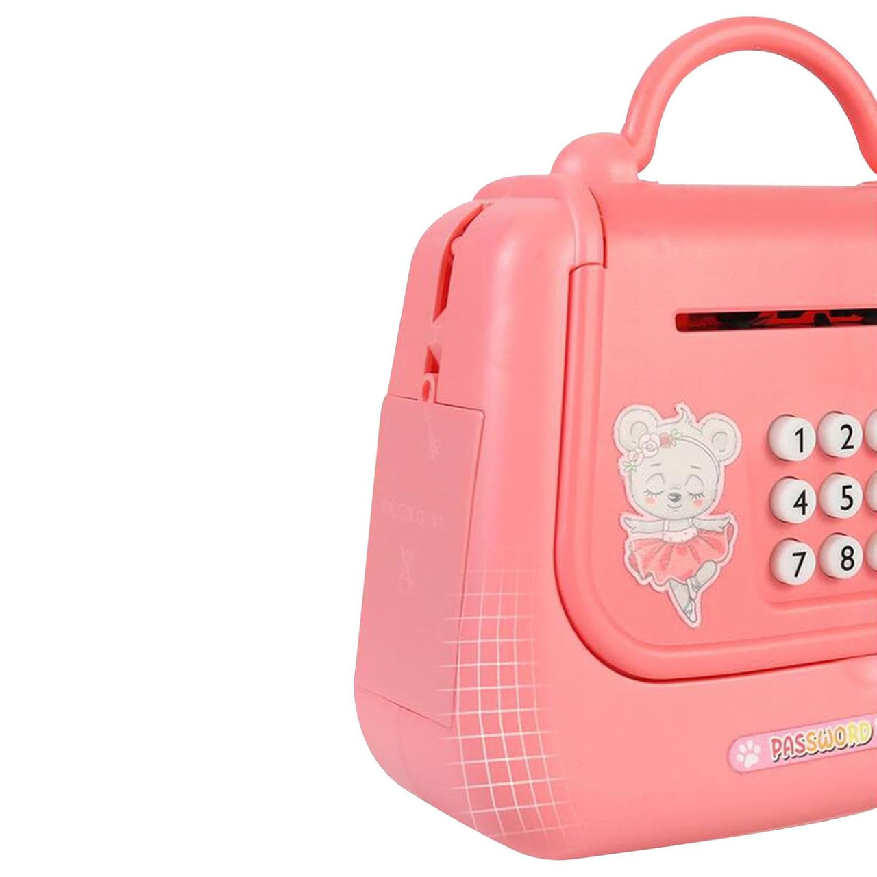 Girls Handbag Design Piggy Bank - Pink