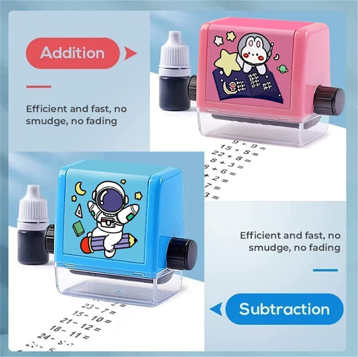 Educational Mathematical Rolling Stamp For Kids