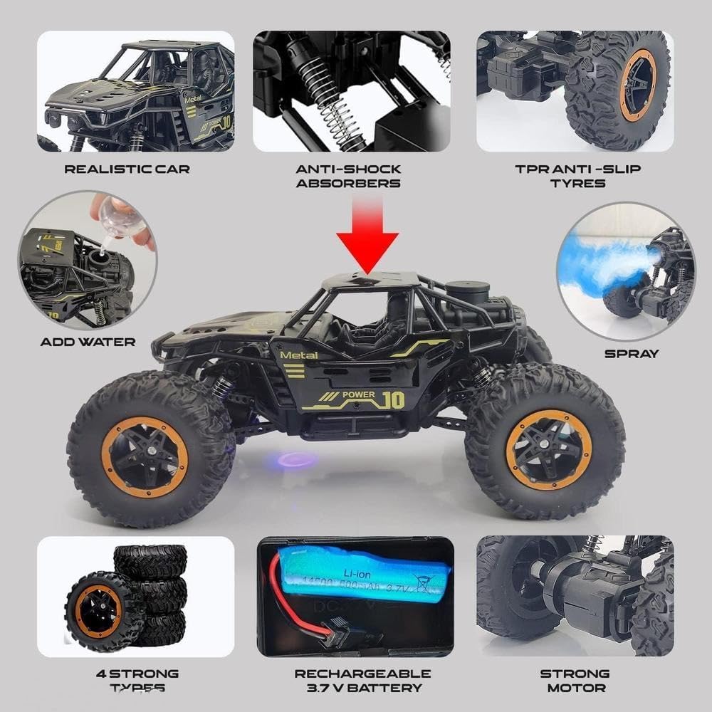 2.4GHz RC Alloy Moka Rock Crawler With Camera