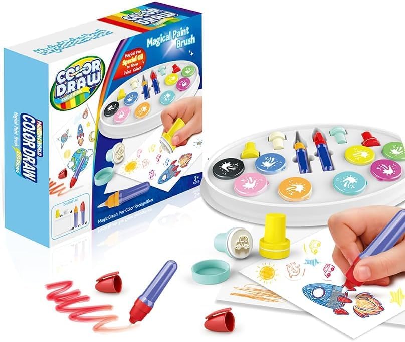 Toddlers Magical Color Painting Set