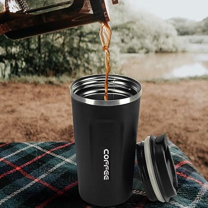 510ml Stainless Steel Vacuum Coffee Mug Temperature Display