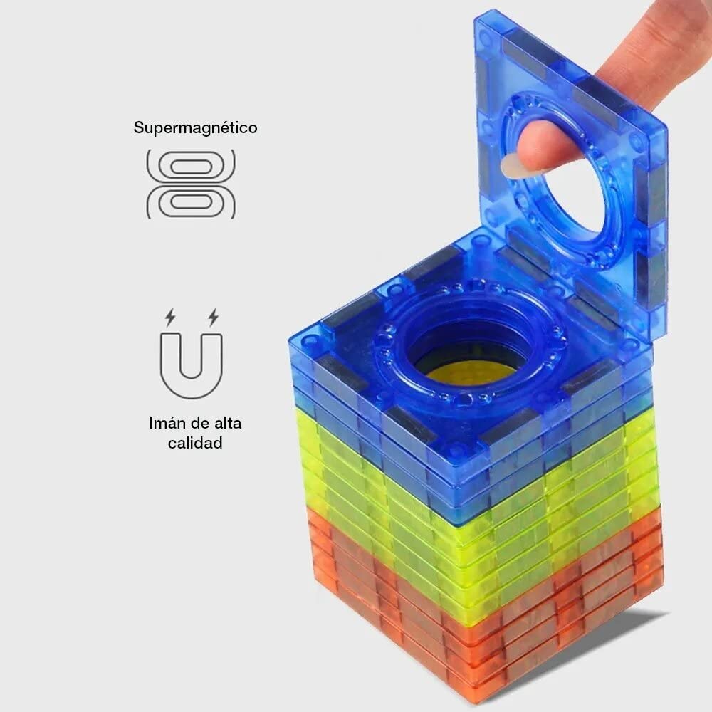 49Pcs Magic Light Magnetic Blocks