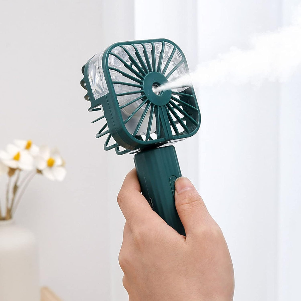 3 In 1 Mini Spray Fan With USB Cable