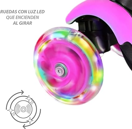 Adjustable Height Balance Scooter - Pink