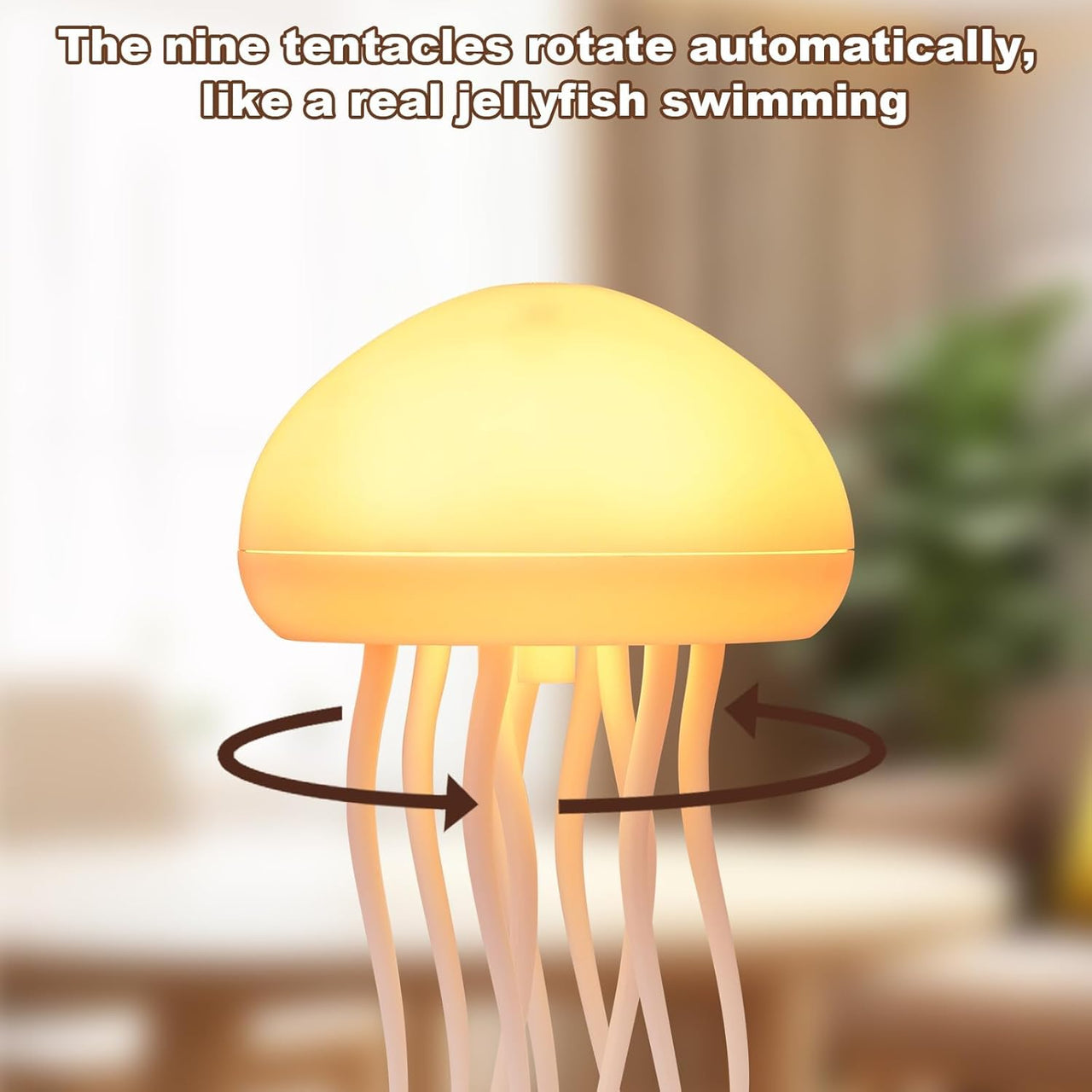 Rechargeable & Sound Activated Floating Jellyfish Lamp