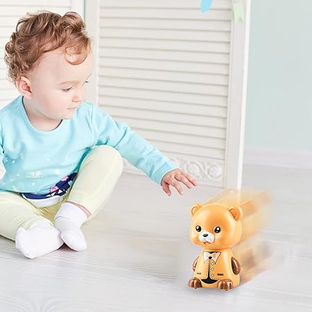 Press & Go Cute Friction Bear - 1Pc