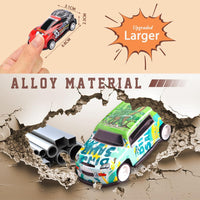 48Pcs Mini Pullback Cars Set With Storage Box