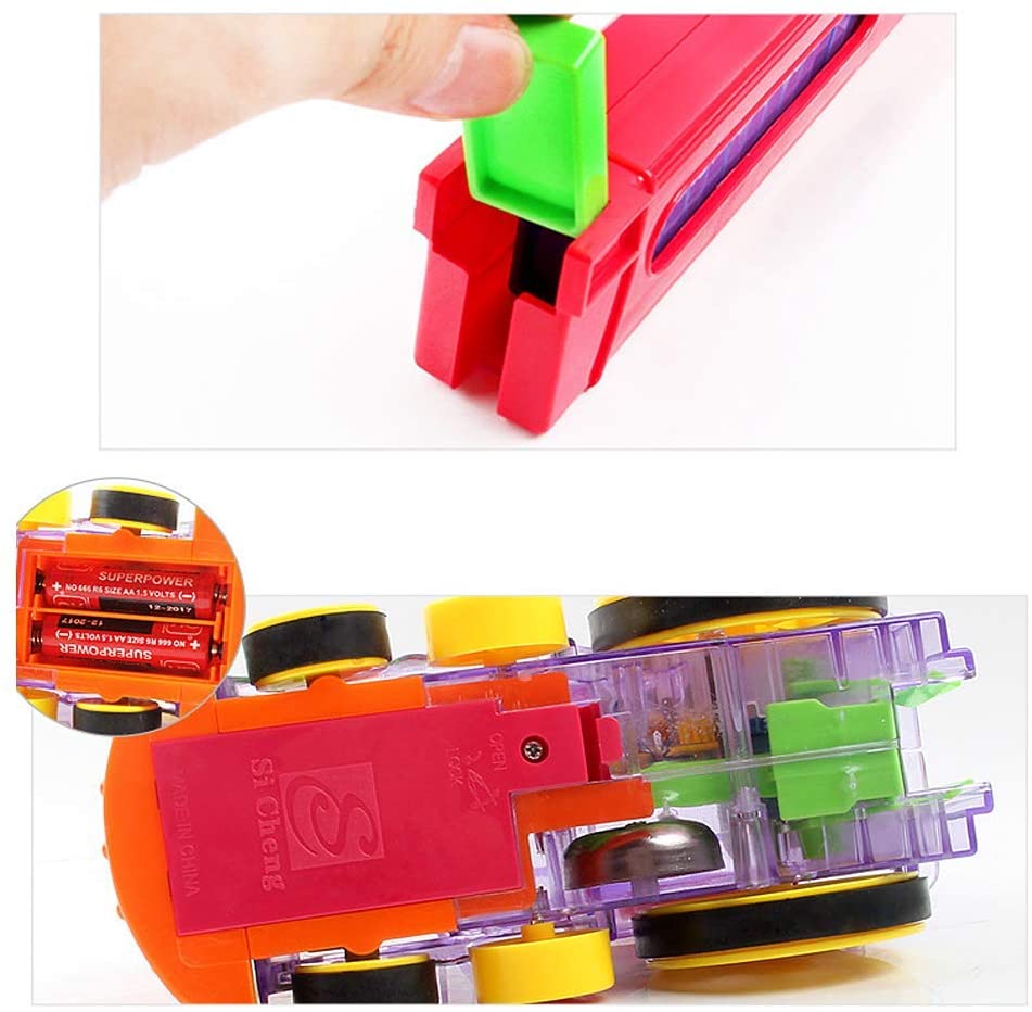 Domino Electric Train with 80 Pcs Domino
