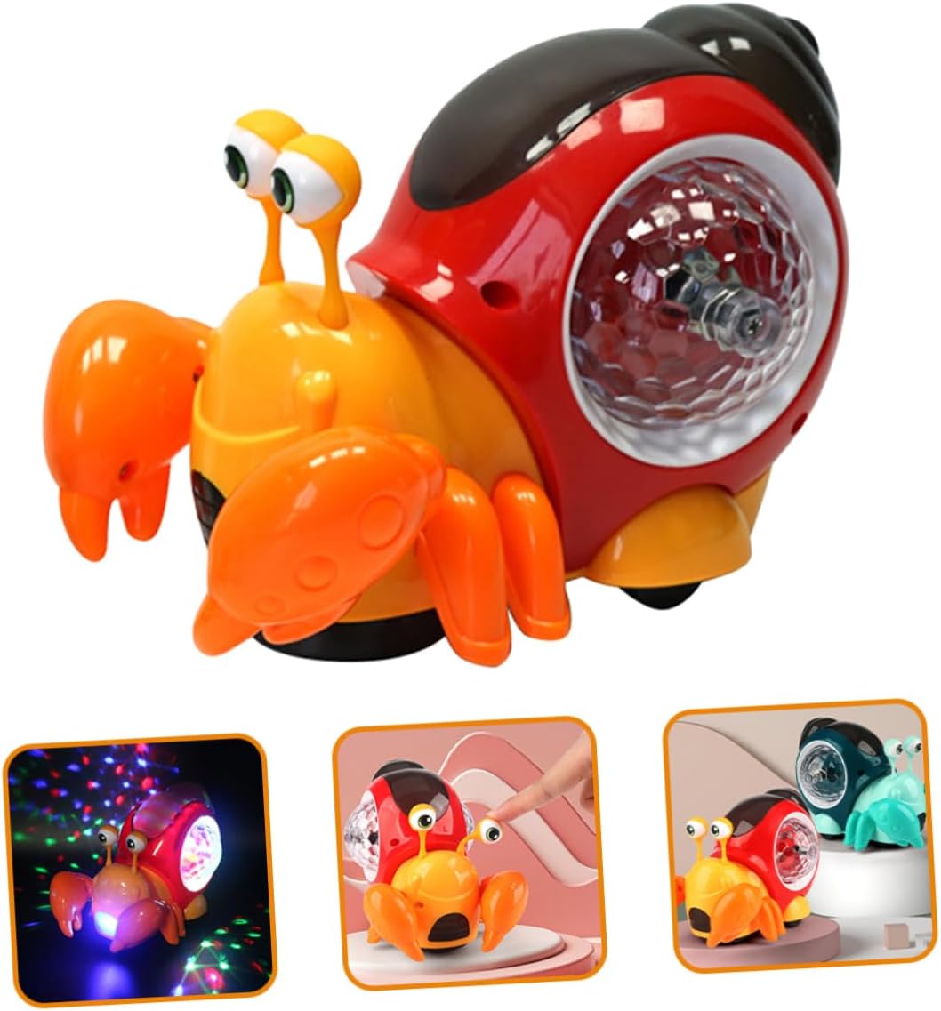 Electric Crawling Snail With 3D Lights & Music