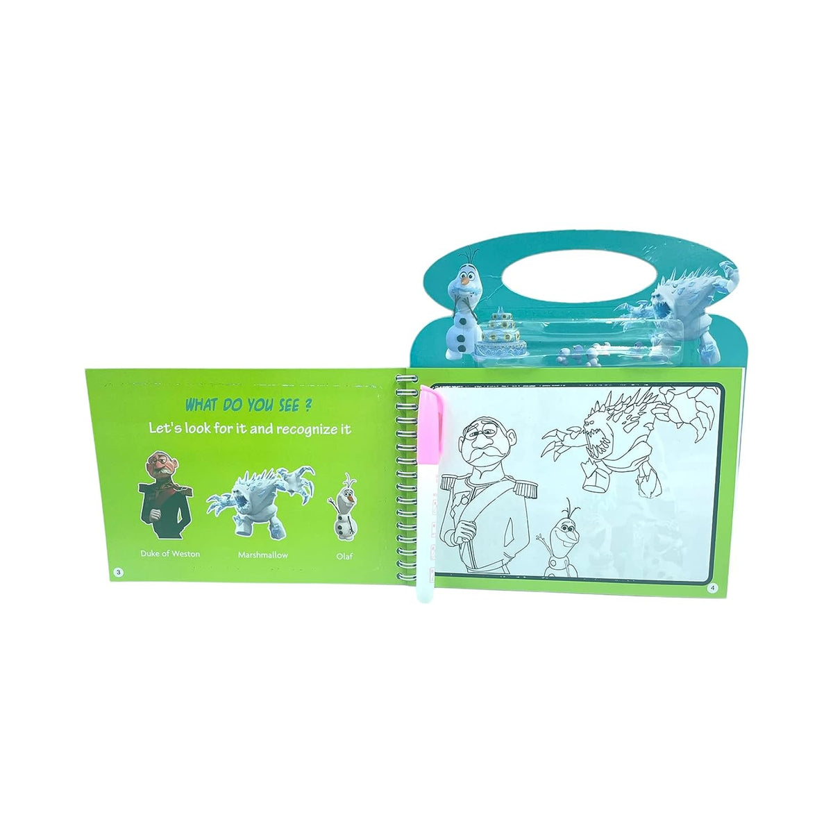 Magic Water Paint Book With Pen - Assortment