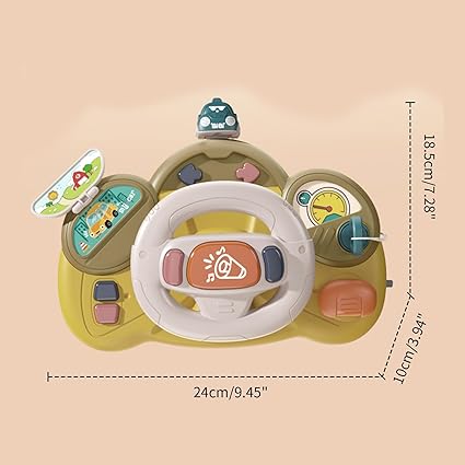 Multi-functional Baby Musical Steering Wheel