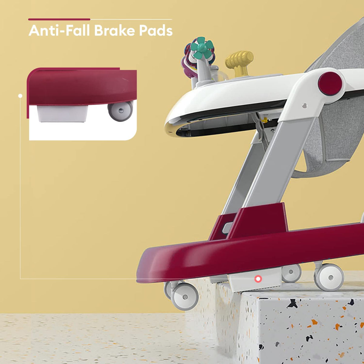 Convertible Baby Walker With Light & Music