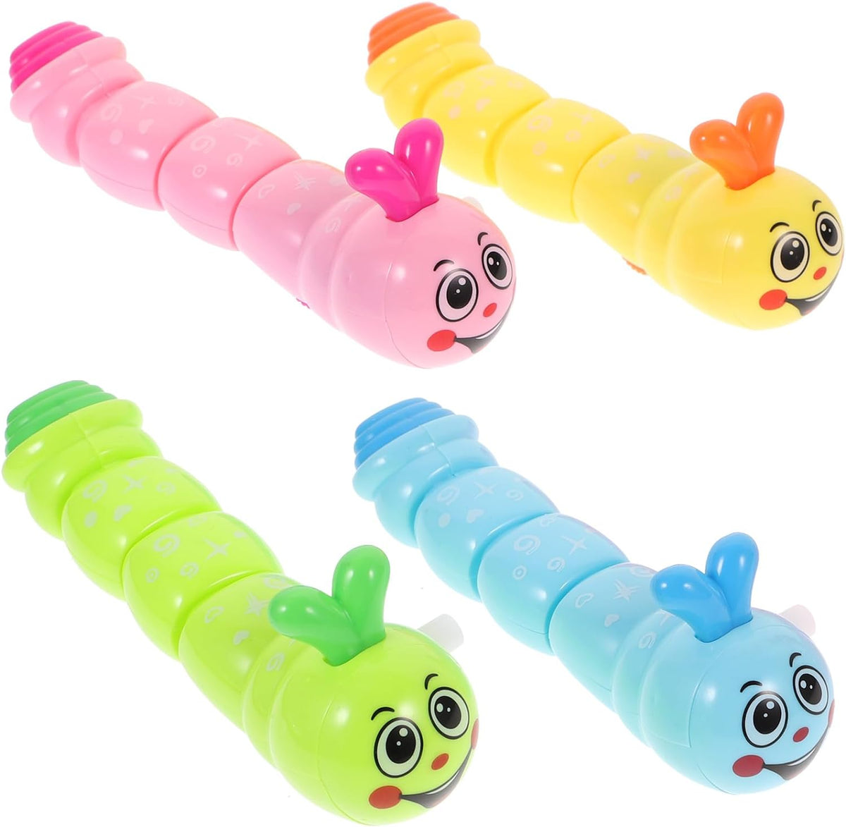 1Pc Wind-up Twisty Worm Toy