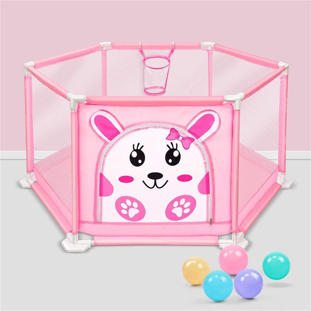 Adorable Child Safety Fence Play Pen With 50 Balls