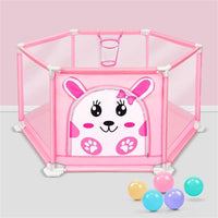 Adorable Child Safety Fence Play Pen With 50 Balls