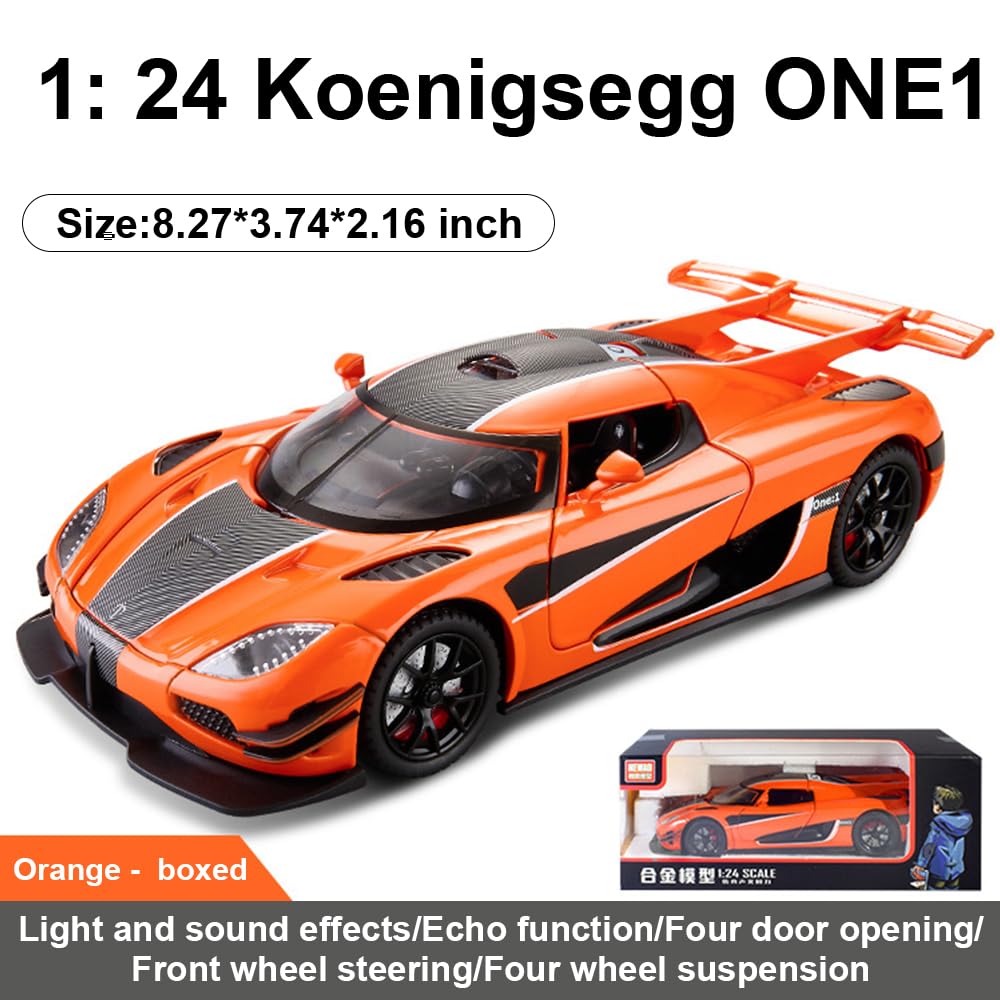 1:24 Diecast Koenigsegg One Model Car