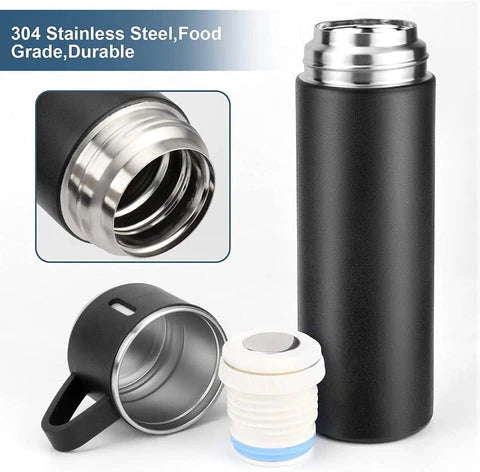 500ml Stainless Steel Bottle Vacuum Flask Set